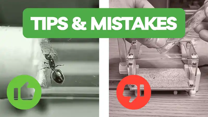 3 Tips & Mistakes to Avoid In Ant Keeping