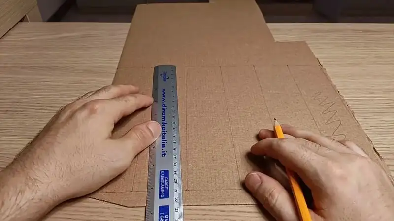 Drawing the test tube holder