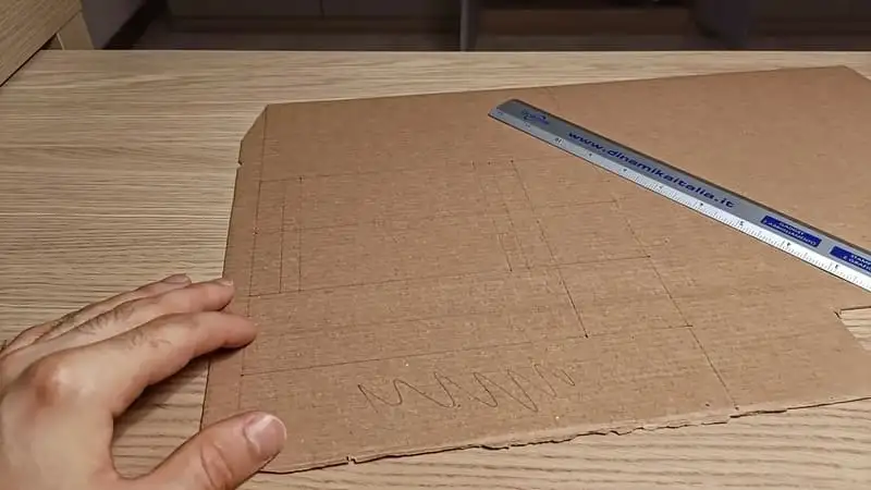 Drawing the test tube holder