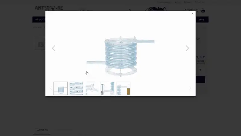 Tube spiral on the Antstore online shop
