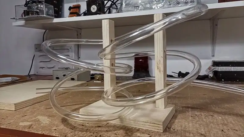 DIY tube spiral for ants