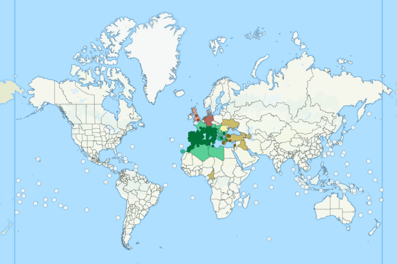 Crematogaster scutellaris map