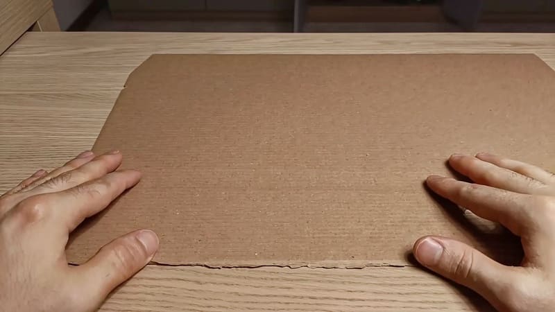 Cardboard for the test tube holder