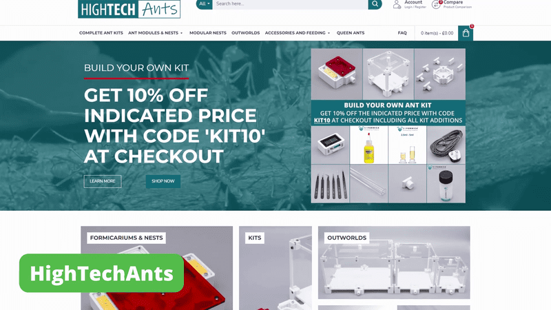 High Tech Ants home page