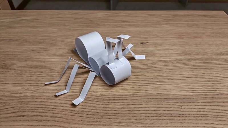 How to make a paper ant